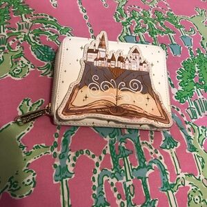 Loungefly Harry Potter Spell Book Hogwarts Wallet books a million exclusive